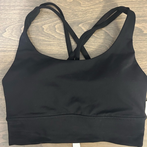 lululemon athletica Other - Brand New With Tag - Energy Bra Long Line - Size 4 - Black